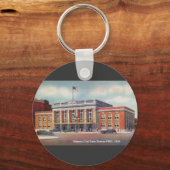 Porte-clés Gare d'Atlantic City PRSL 1936 (Recto)