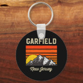 Porte-clés Garfield New Jersey Ville natale Ville État États- (Recto)