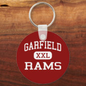 Porte-clés Garfield - Rams - Lycée - Akron Ohio (Recto)