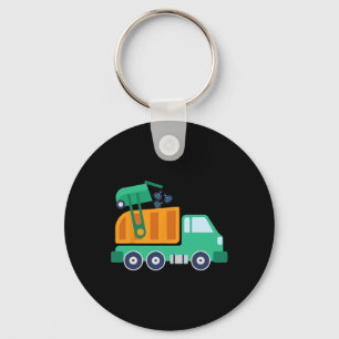 Porte-clés Garge Camion Recyclage des déchets Collecteur Eart