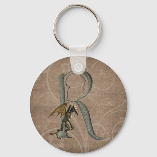Porte-clés Gargoyles Monogramme R (Recto)