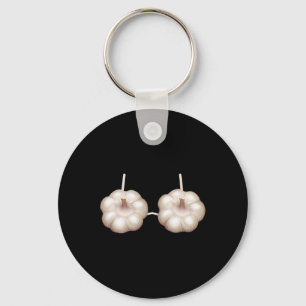 Porte-clés Garlic Outfit Bra Funny Costume d'Halloween Femmes