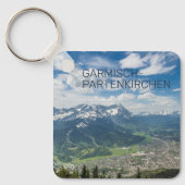 Porte-clés Garmisch-Partenkirchen Bavaria Alpes Panorama Cade (Recto)