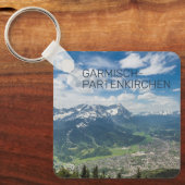 Porte-clés Garmisch-Partenkirchen Bavaria Alpes Panorama Cade (Recto)