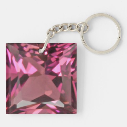 Porte-clés Garnet rose 2 (Dos)