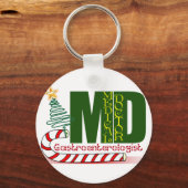 PORTE-CLÉS GASTROENTÉROLOGUE DE NOËL (Recto)