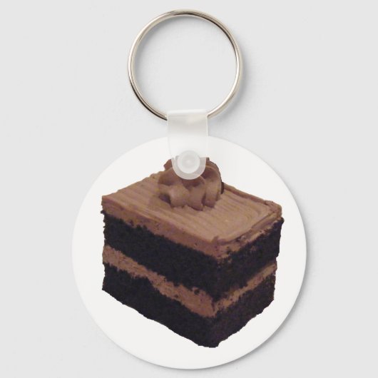 Porte-clés Gâteau au chocolat (Recto)