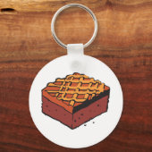 Porte-clés gâteau au chocolat (Recto)