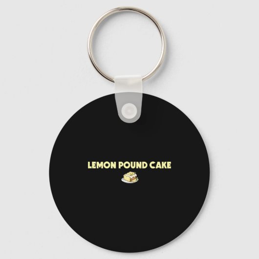 Porte-clés Gâteau citron drôle à la livre (Recto)