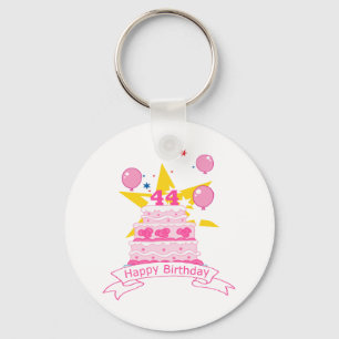 Porte-clés Gâteau d'anniversaire de 44 ans
