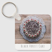 Porte-clés Gateau de gâteau de la Forêt-Noire pour les confis (Recto)