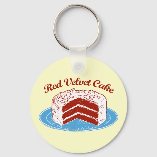 Porte-clés Gâteau de velours rouge (Recto)
