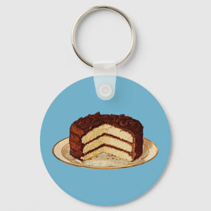 Porte-clés Gâteau rétro