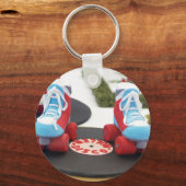 Porte-clés Gâteau Rollerskate (Recto)