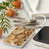 Porte-clés Gâteaux de riz soufflé ~ Sucres asiatiques Dessert (Devant droit)
