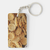 Porte-clés Gâteaux de riz soufflé ~ Sucres asiatiques Dessert (Dos)