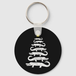 Porte-clés Gator Noël Arbre Wild Alligator Xmas Drôle A