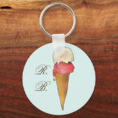 Porte-clés Gaufre à glace (Recto)