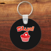 Porte-clés Gaufre Stud Joyeuse Saint-Valentin Art Corresponda (Recto)
