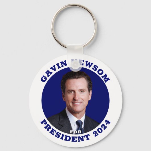 Porte-clés Gavin Newsom pour le Porte - clé du président (Recto)