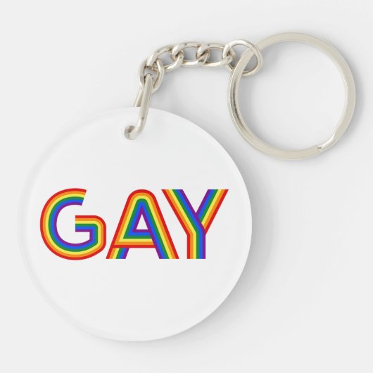 PORTE-CLÉS GAY (Dos)