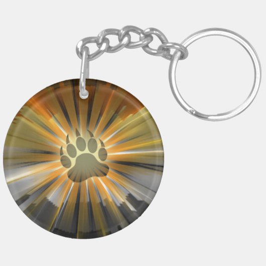 Porte-clés Gay Bear Pride Flag Bear (Dos droit)