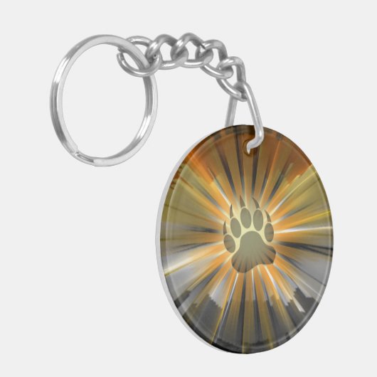 Porte-clés Gay Bear Pride Flag Bear (Devant gauche)