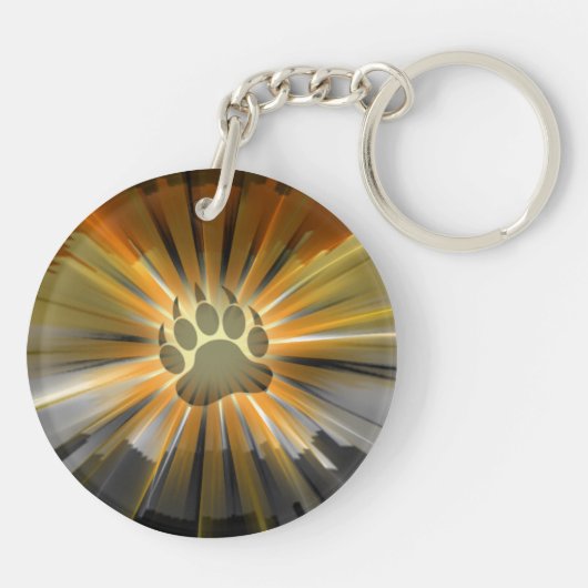 Porte-clés Gay Bear Pride Flag Bear (Dos)