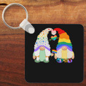 Porte-clés Gay Les Trans Bi Pride Gnomes Aimer Rainbow Flag L (Recto)