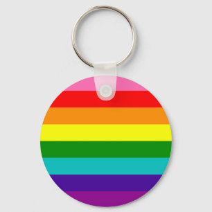 Porte-clés Gay pride arc-en-ciel LGBT Drapeau original de 8 b