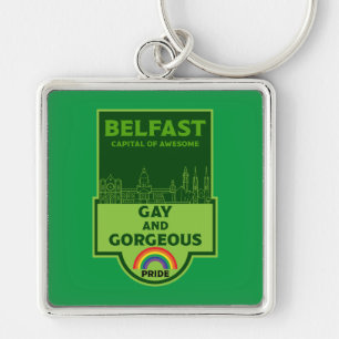 Porte-clés Gay pride Belfast - Brighton Irlande LGBT -