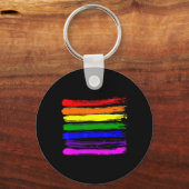 Porte-clés GAY PRIDE du drapeau Gay pride LGBT 2022 (Recto)