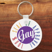 Porte-clés Gay Seal of Approval (Recto)