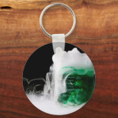 Porte-clés Gaz de bécher à fluide vert (Recto)