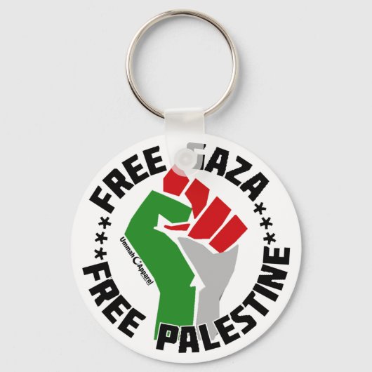 Porte-clés gaza libre palestine (Recto)