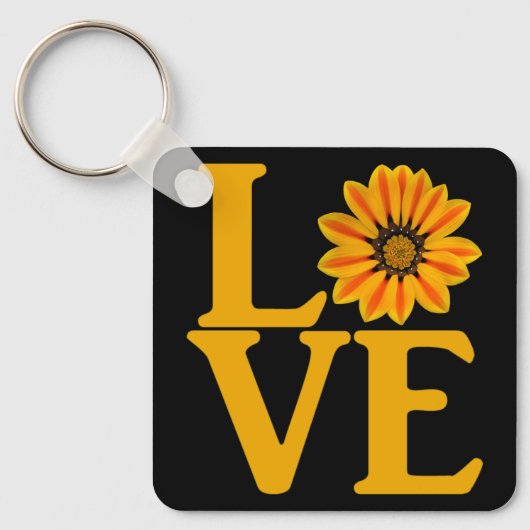Porte-clés Gazania Classique d'Amour (Recto)