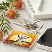 Porte-clés Gazelle Antelope africaine animal sauvage (Devant Droit)