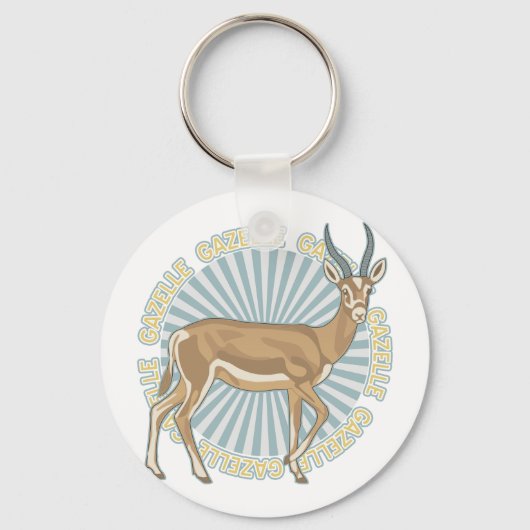 Porte-clés Gazelle classique (Recto)