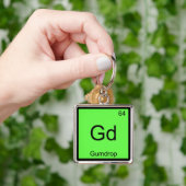 Porte-clés Gd - Gumdrop Funny Chemistry Élément Symbole Tee T (main)