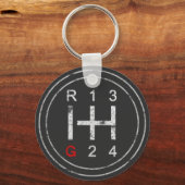 Porte-clés Gearshift Knob Syncro T3 Vanagon Classic Car (Recto)
