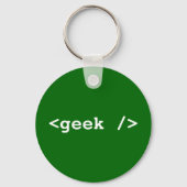 Porte-clés <geek />clavier (Recto)
