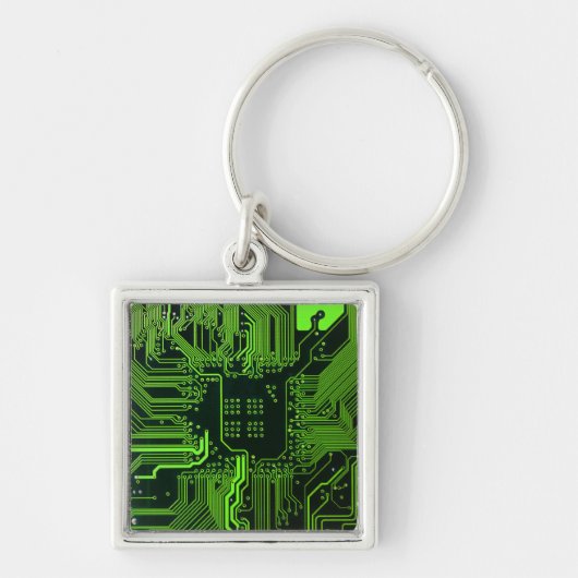Porte-clés Geek de la carte de circuit électronique Nerd PCB (Devant)
