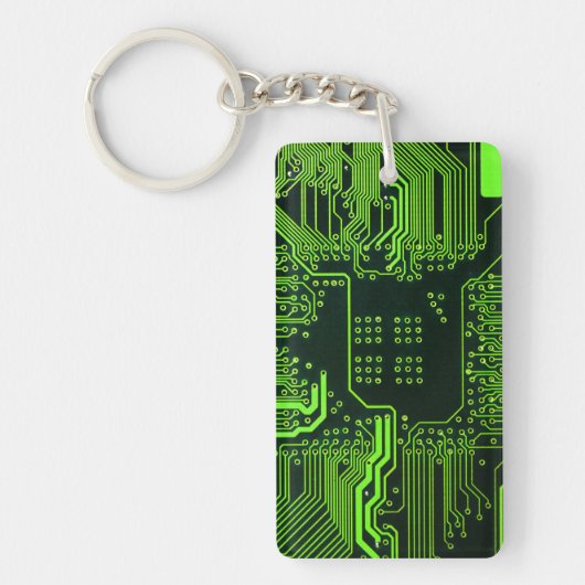 Porte-clés Geek de la carte de circuit électronique Nerd PCB (Devant)