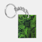 Porte-clés Geek de la carte de circuit électronique Nerd PCB  (Devant gauche)