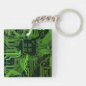 Porte-clés Geek de la carte de circuit électronique Nerd PCB  (Dos)