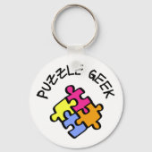 Porte-clés Geek de puzzle (Recto)