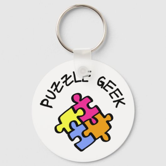 Porte-clés Geek de puzzle (Recto)