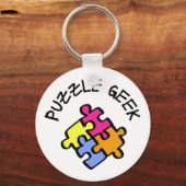 Porte-clés Geek de puzzle (Recto)