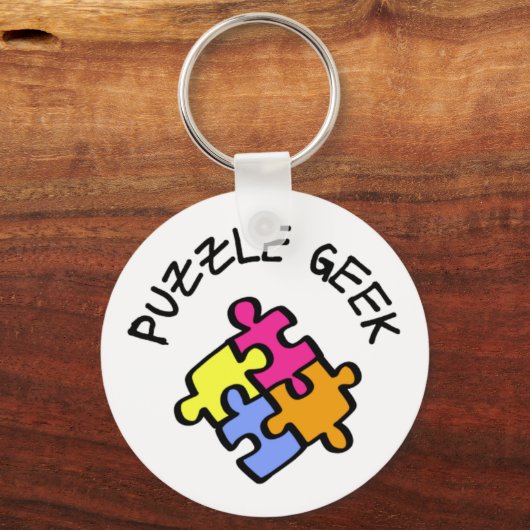 Porte-clés Geek de puzzle (Recto)