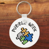 Porte-clés Geek de puzzle (Recto)